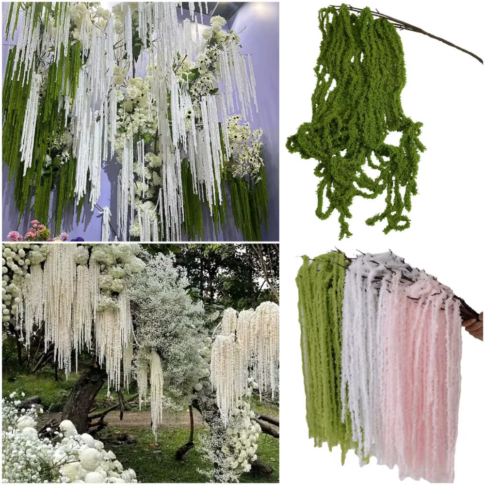Plante artificielle multicolore Amarante suspendue