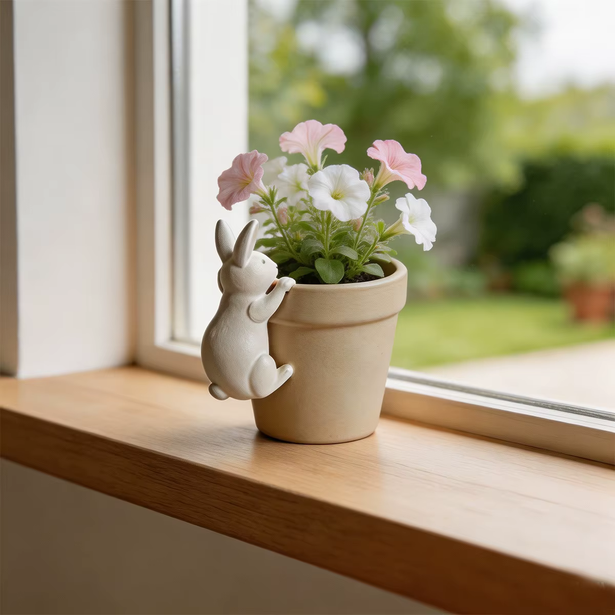 1 pièce de décoration de pot de fleurs en résine