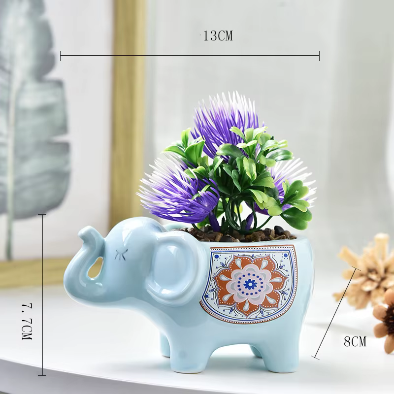 Pots de fleurs d'animaux de dessin animé original