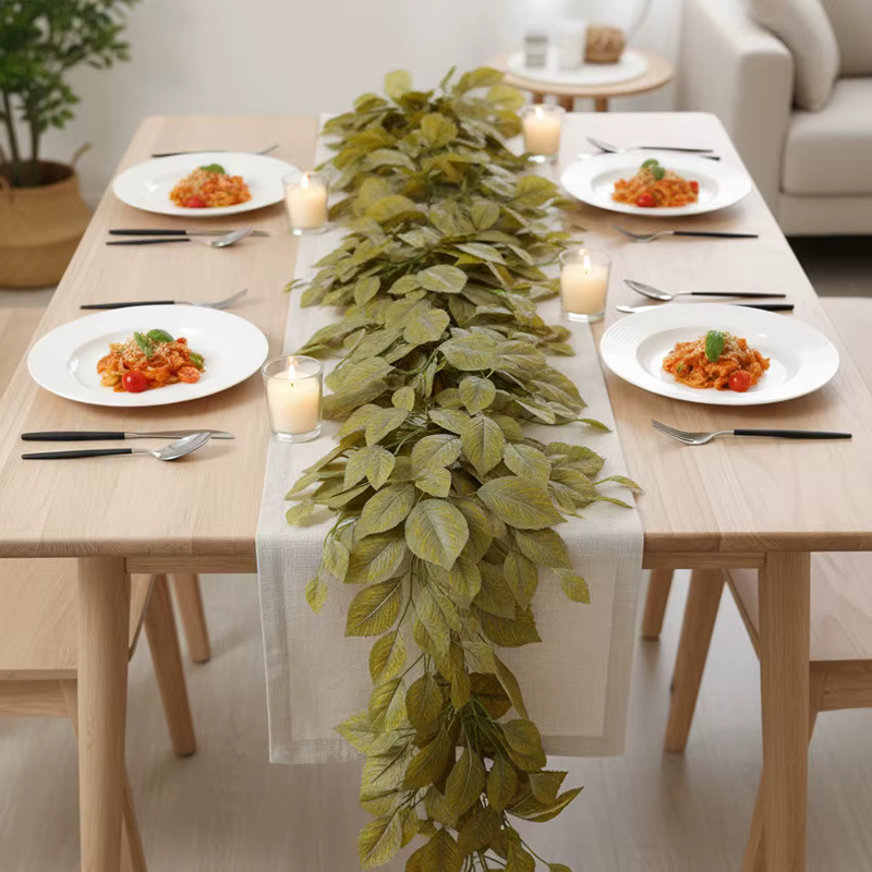 Simulation de feuilles d'eucalyptus