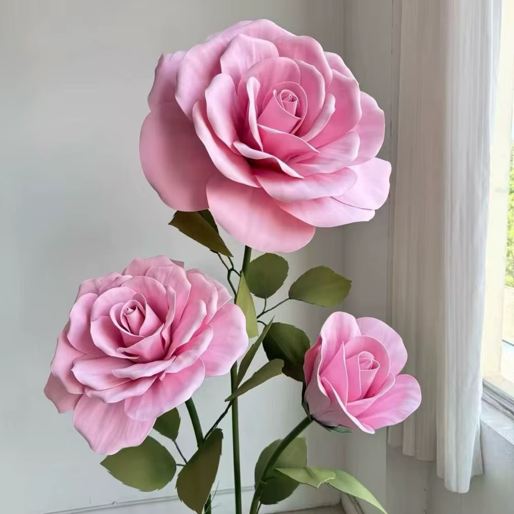 Fleurs artificielles géantes de 190 cm