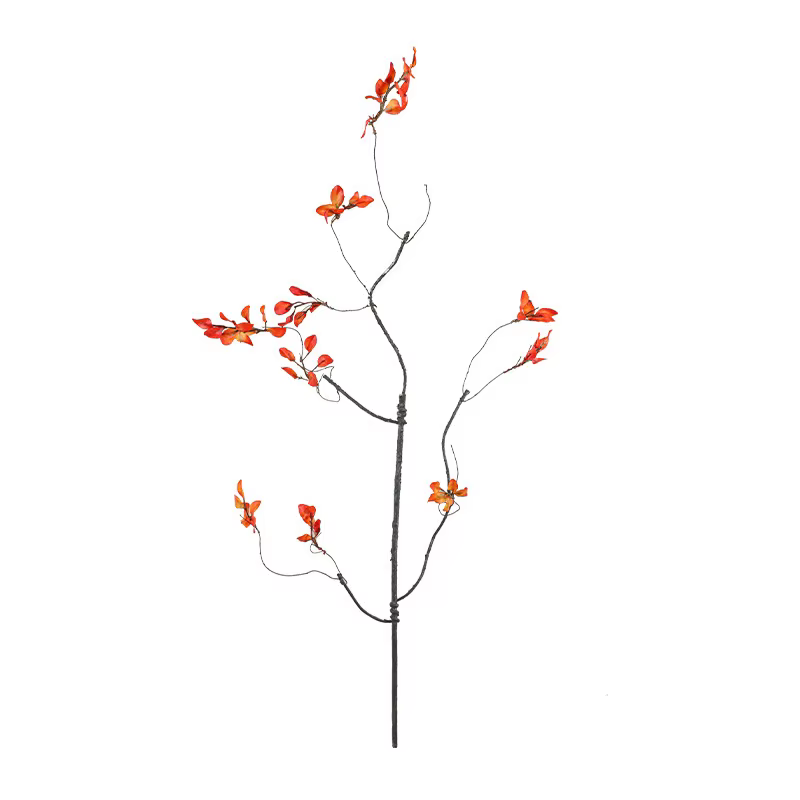 Simulation de feuilles d'érable d'automne