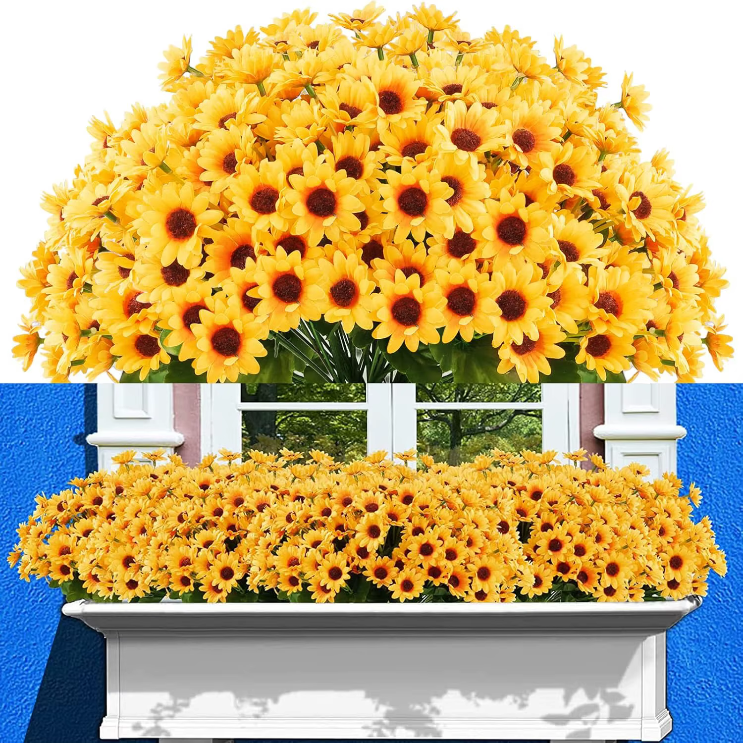 Fleurs artificielles en soie