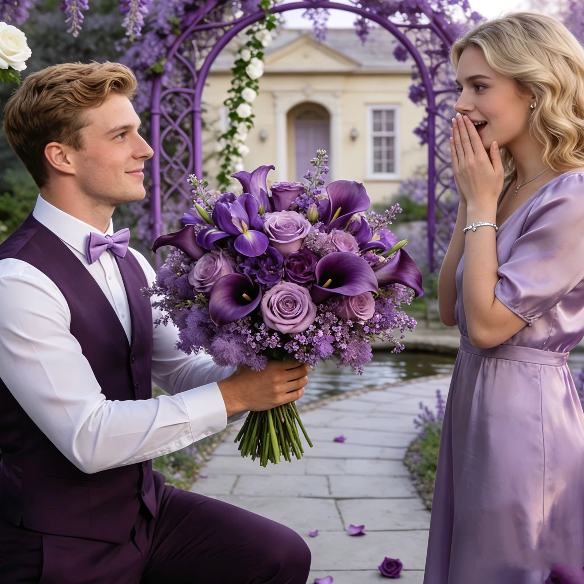 Ensemble de 30 fleurs artificielles de haute qualité