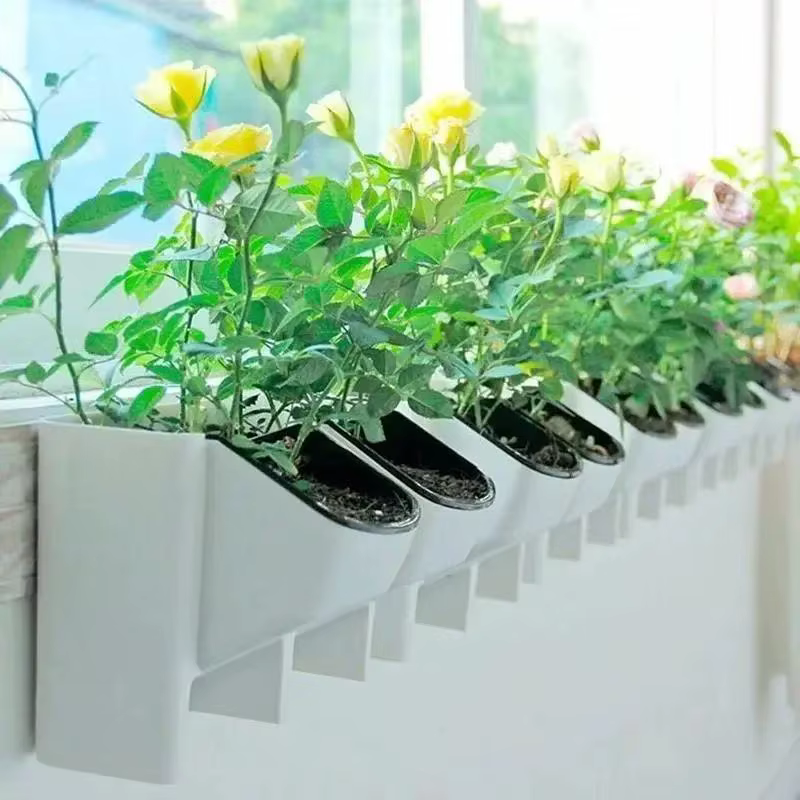 1 pièces nouveau jardinière verticale verdissement intérieur et extérieur balcon suspendu Pot de fleur créatif résine