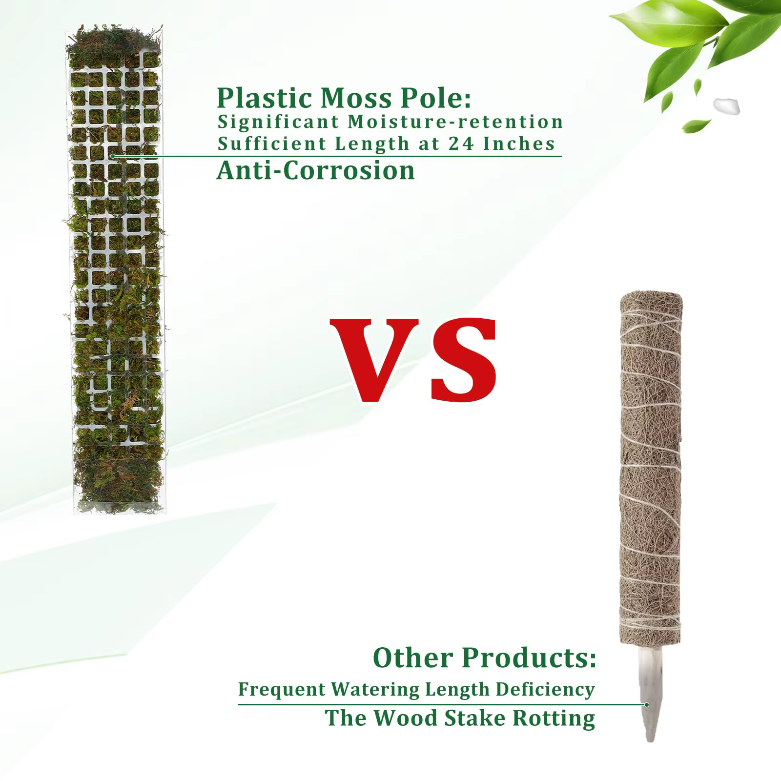 Support de plantes en plastique