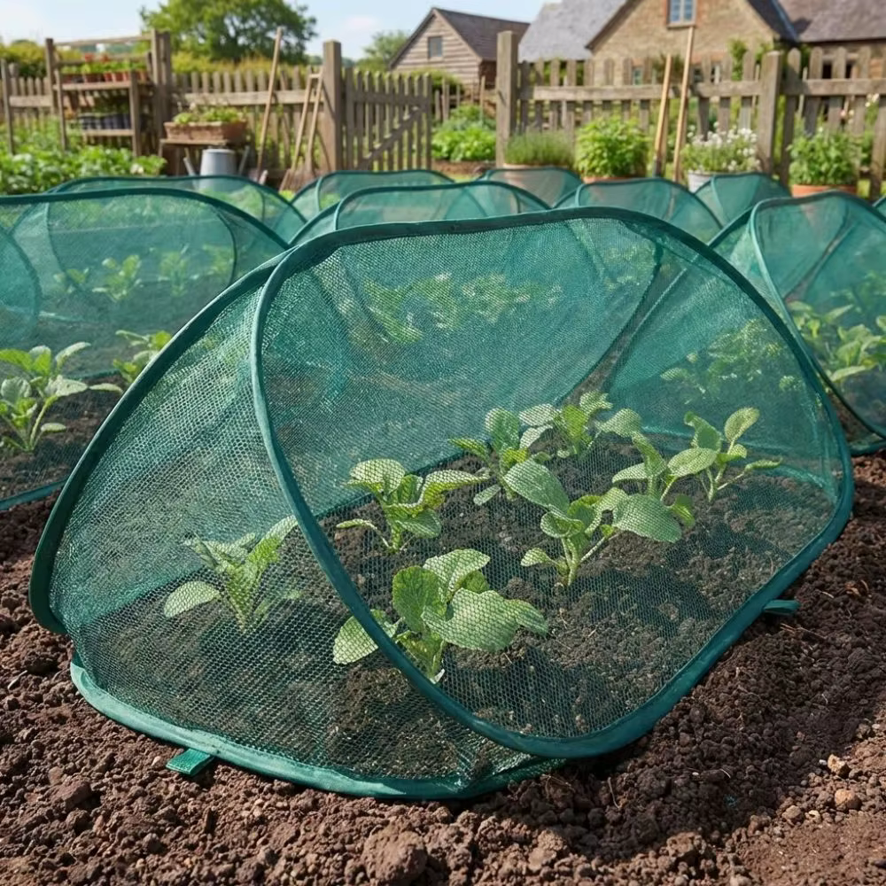 Filet de protection pliable pour plantes