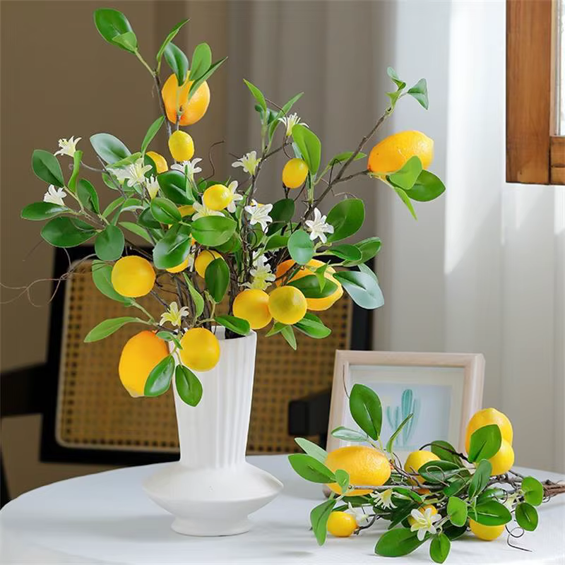 Branche de citron artificielle