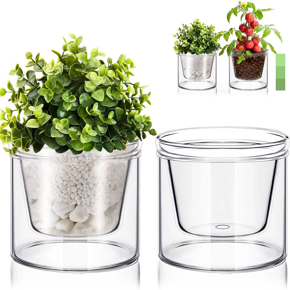 Pot auto-arrosant pour plantes d'intérieur