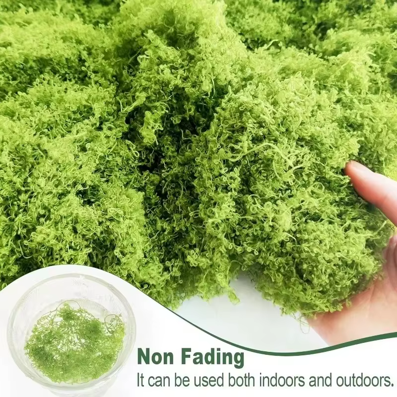 300/30g vie éternelle mousse herbe artificielle vert