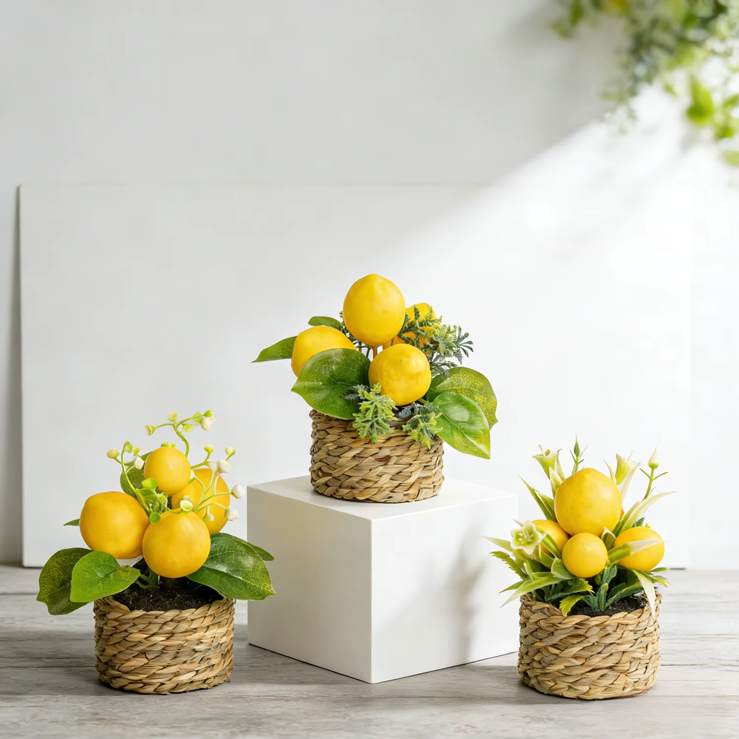 Plantes de citron artificielles