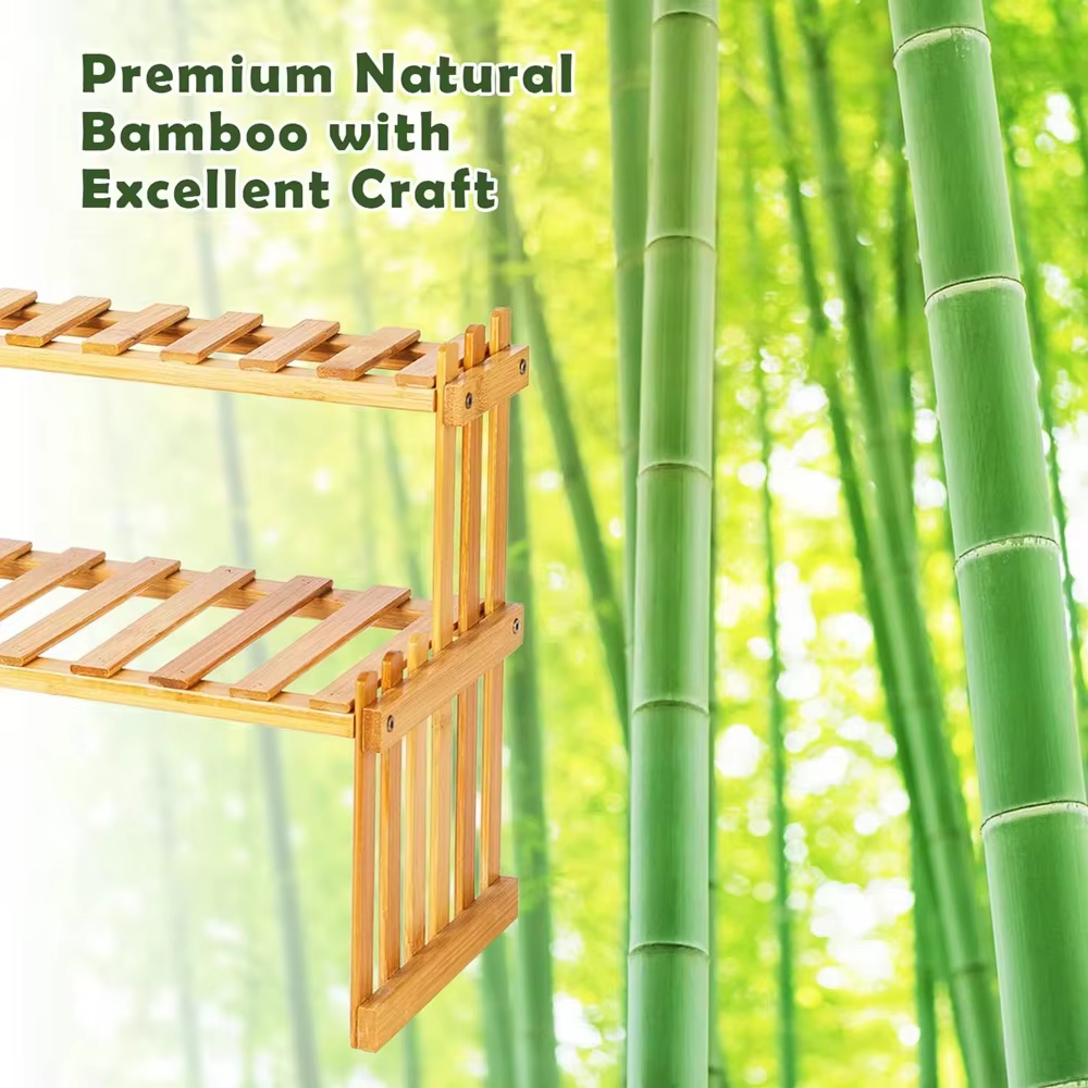 Support à plantes simple à 2 niveaux
