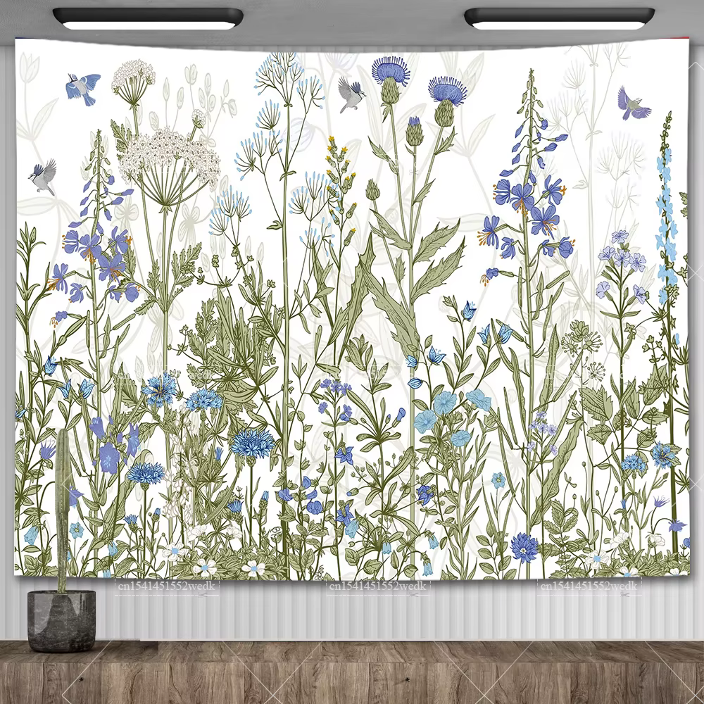 Tapisserie murale de plantes botArabes