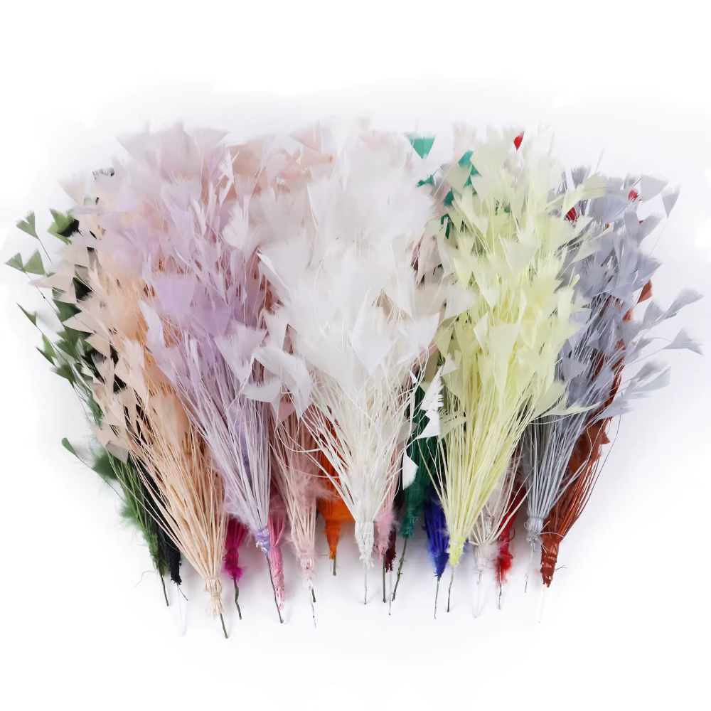Fleurs de plumes de dinde de haute qualité 25-30CM pour la maison