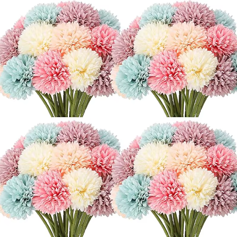 Bouquet de fleurs d'hortensia artificielles