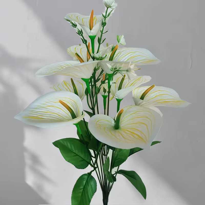 1 bouquet de 10 lys calla aux couleurs vives