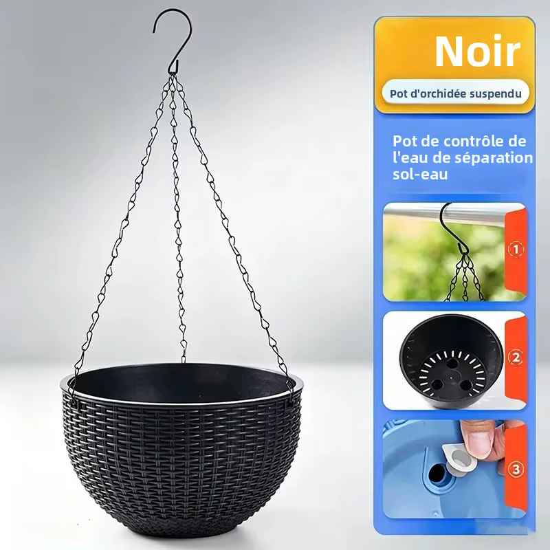 Pots de fleurs suspendus pour plantes d'extérieur