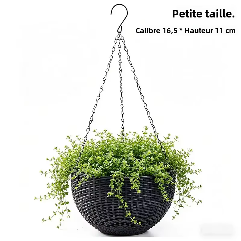Pots de fleurs suspendus pour plantes d'extérieur
