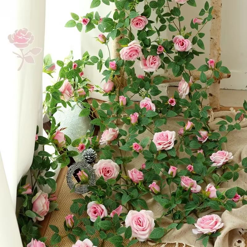 Vigne à roses artificielles 90/180cm