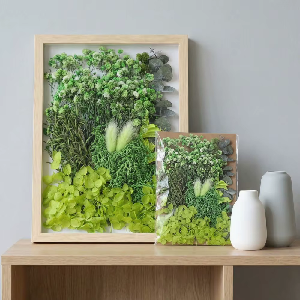 Fleurs d'hortensia naturelles préservées en vrac