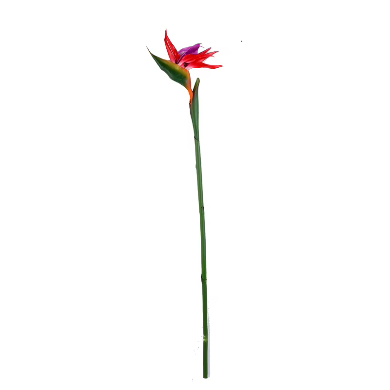 Fleur artificielle petit oiseau du paradis 80CM
