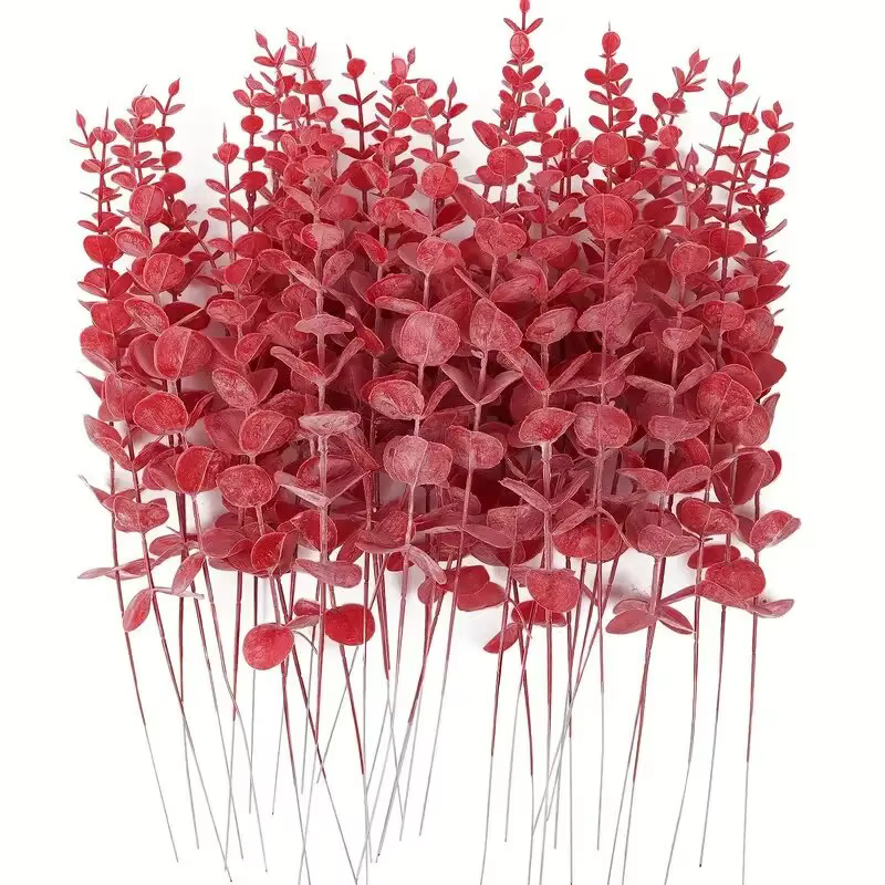 Plantes artificielles, feuilles d'eucalyptus