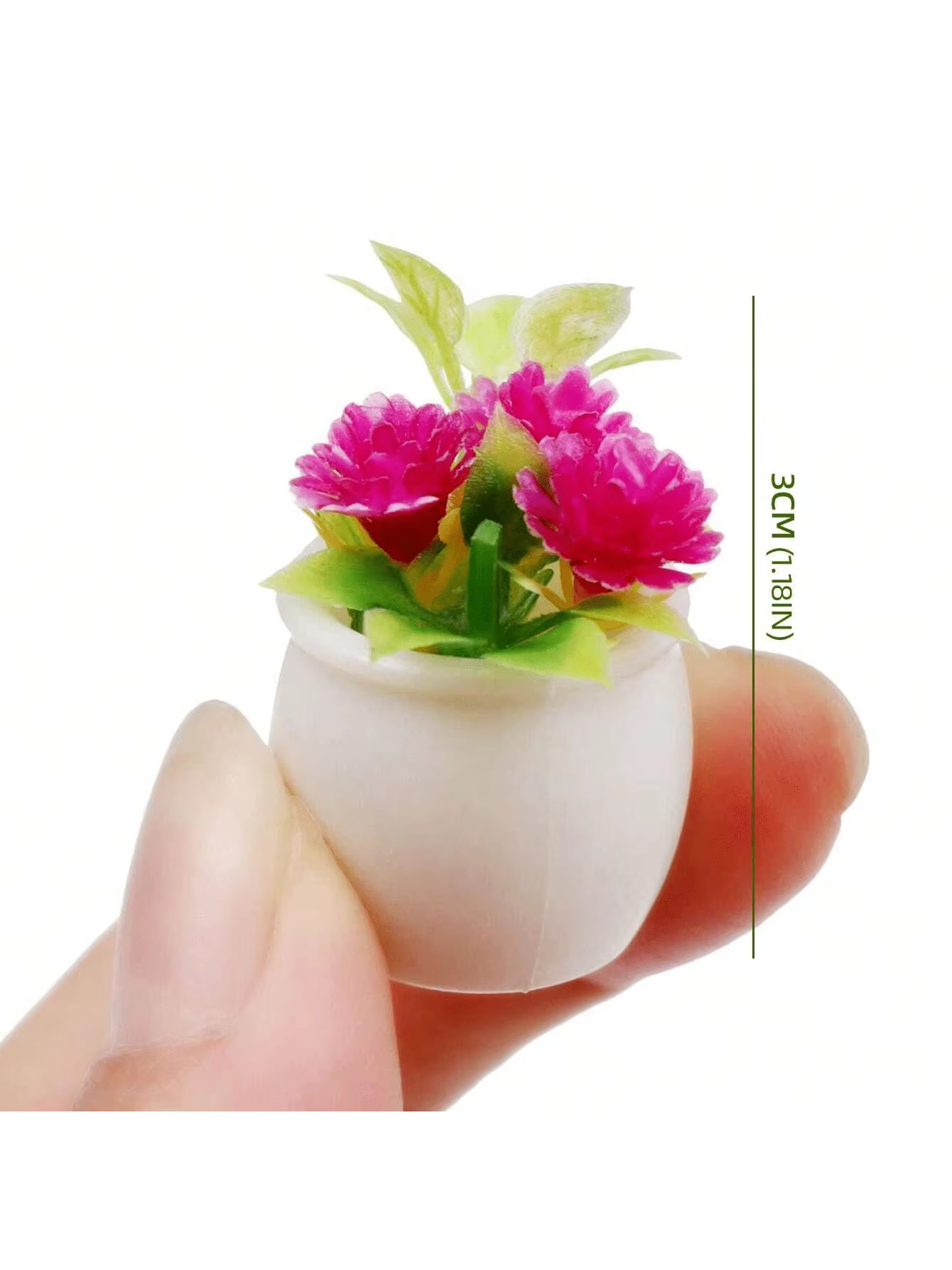 Plante en pot miniature pour maison de poupée 1/12