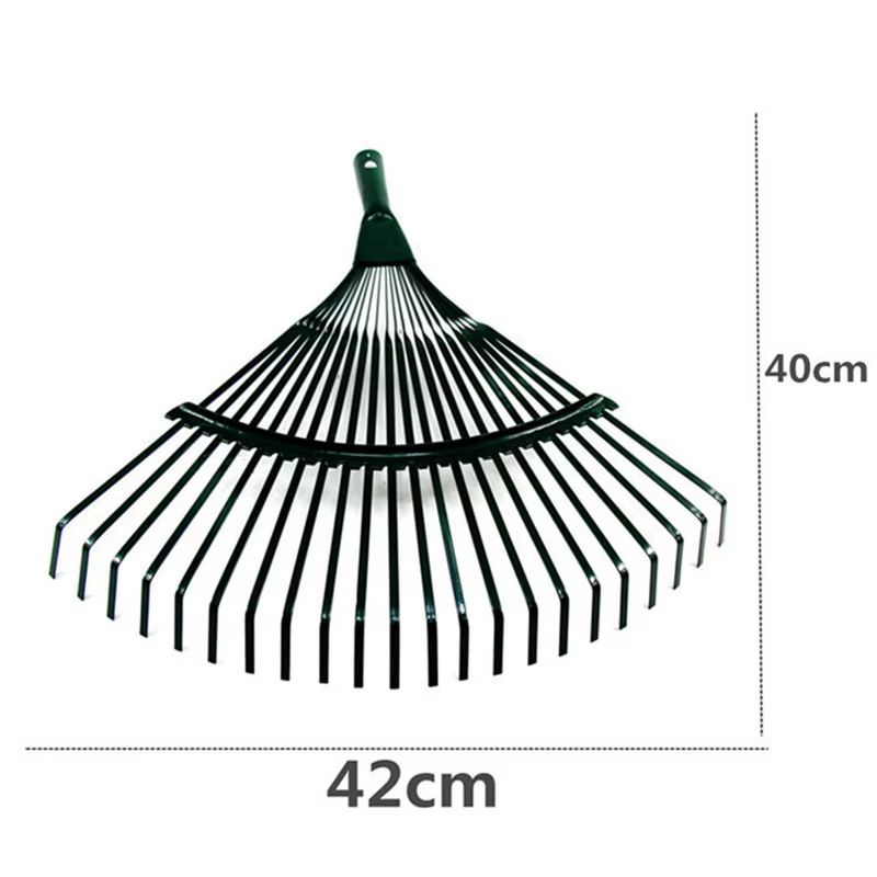 Râteau à feuilles de jardin à 22 dents