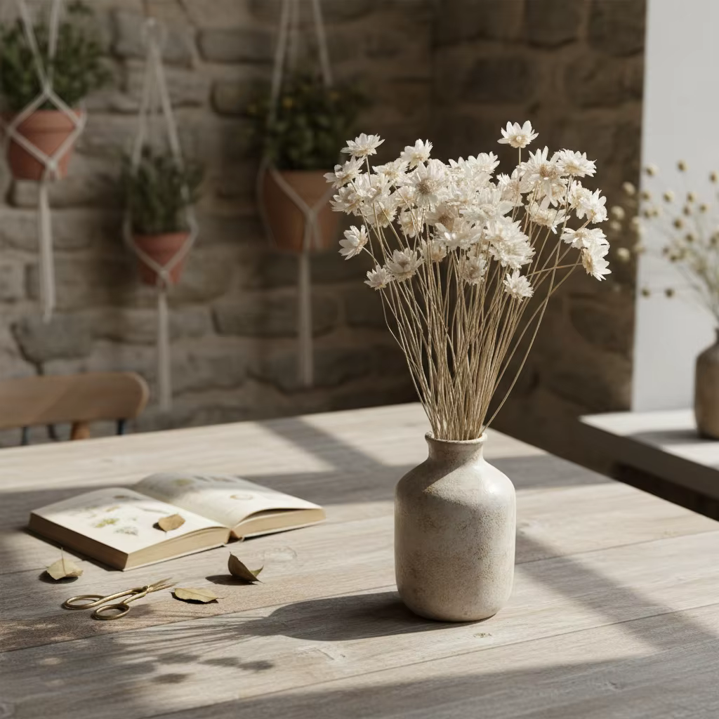 Mini bouquet de fleurs étoiles brésiliennes séchées