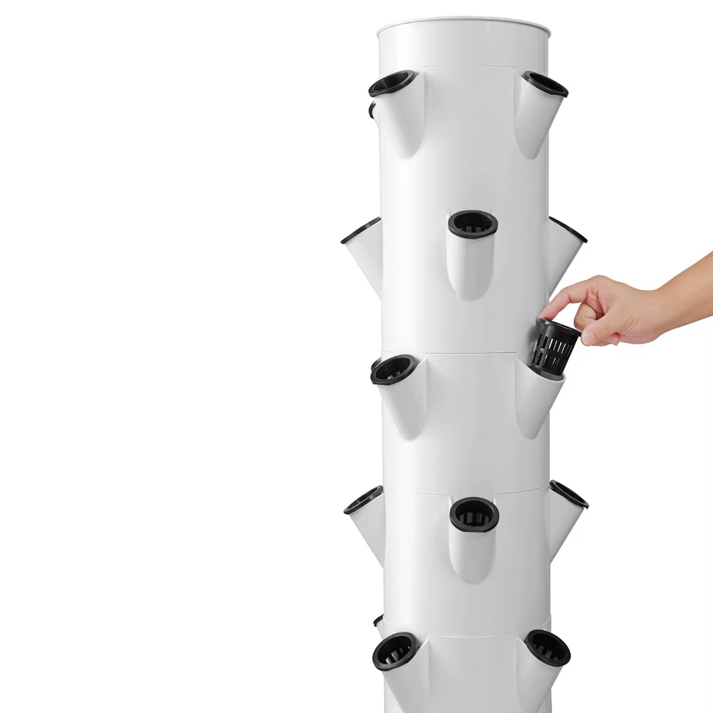 Système de culture hydroponique – Tour aéroponique verticale pour plantes d'intérieur