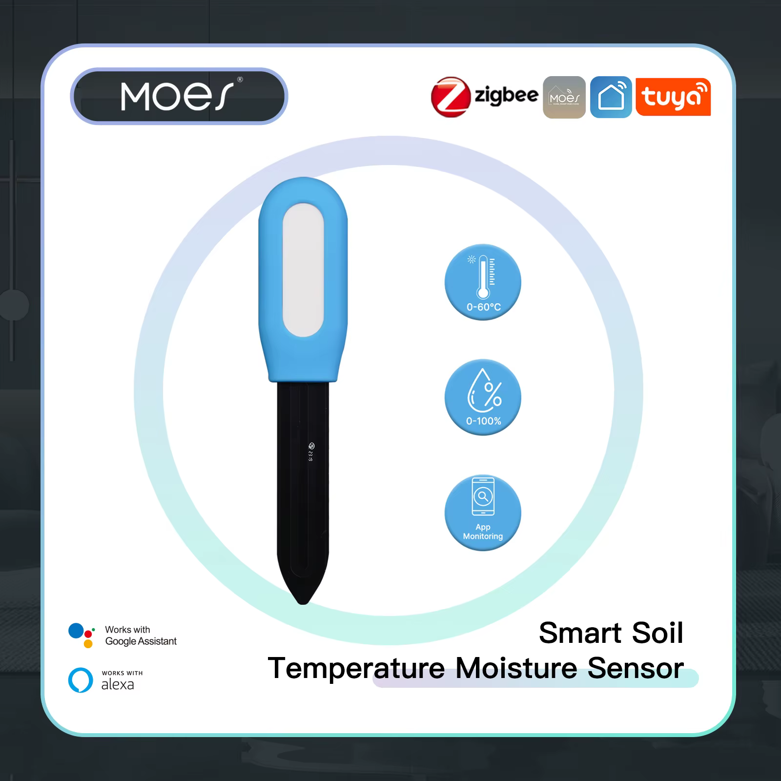 MOES – compteur intelligent de température du sol ZigBee