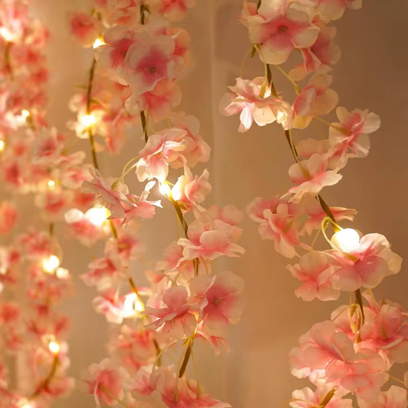 Vigne de fleurs Sakura artificielles de 180CM