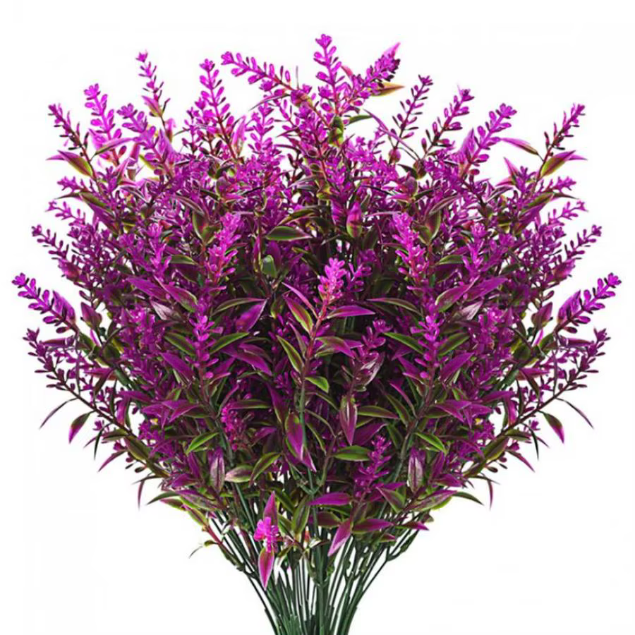 Fleurs artificielles en plastique