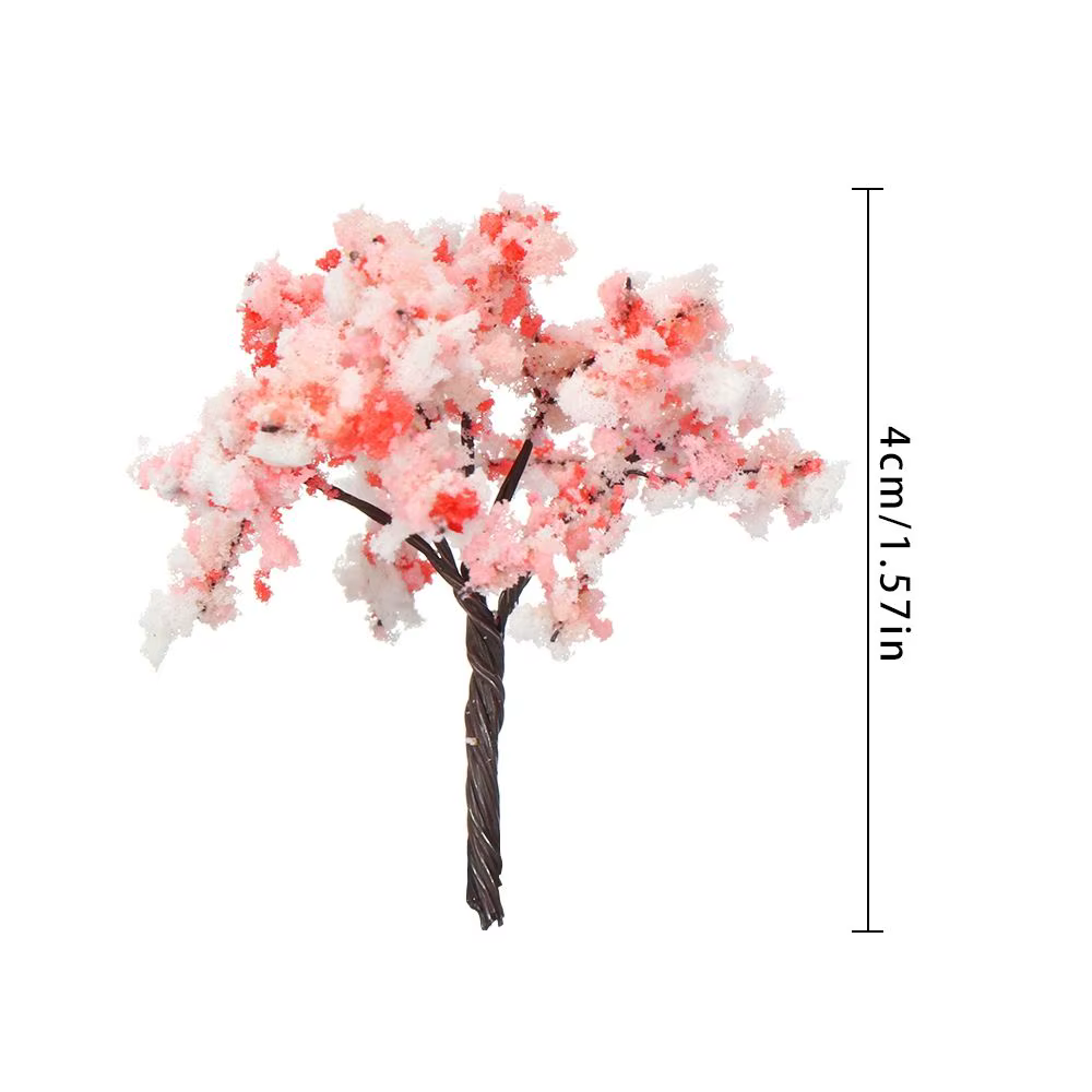 Arbre à fleurs miniatures pour décoration de maisons