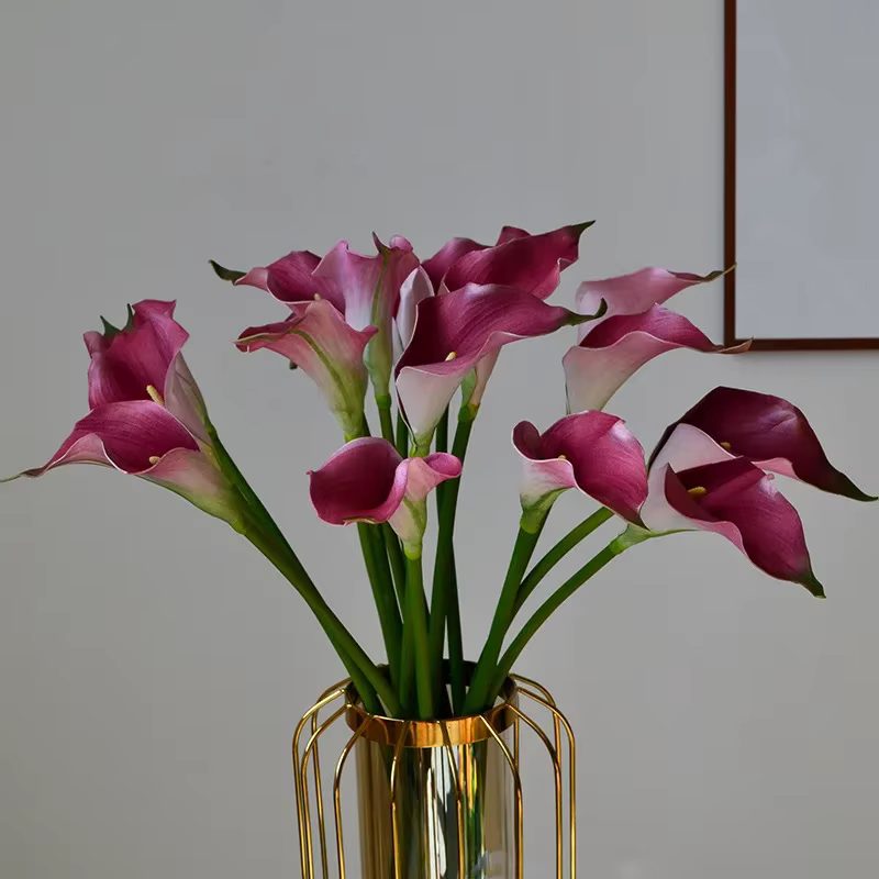Fleurs artificielles de lys OligCalla