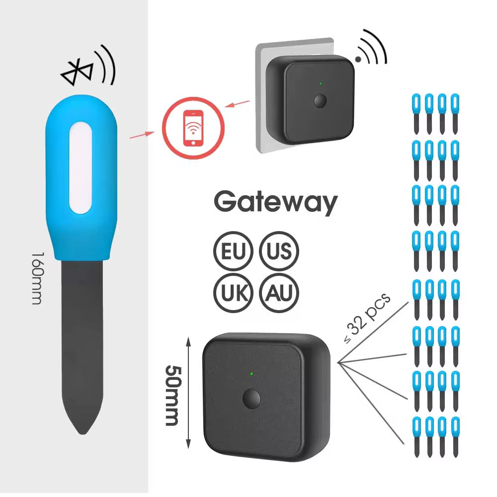 Moniteur de plantes WiFi compatible Bluetooth
