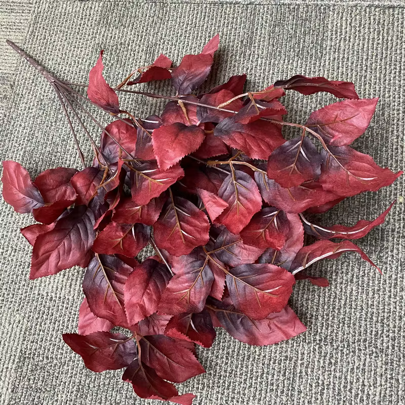 Plantes d'automne en soie