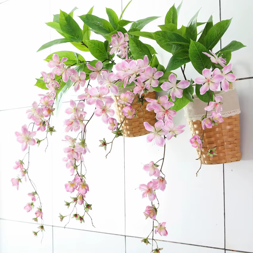 Fleurs de Jasmin Artificielles pour Décoration de Maison