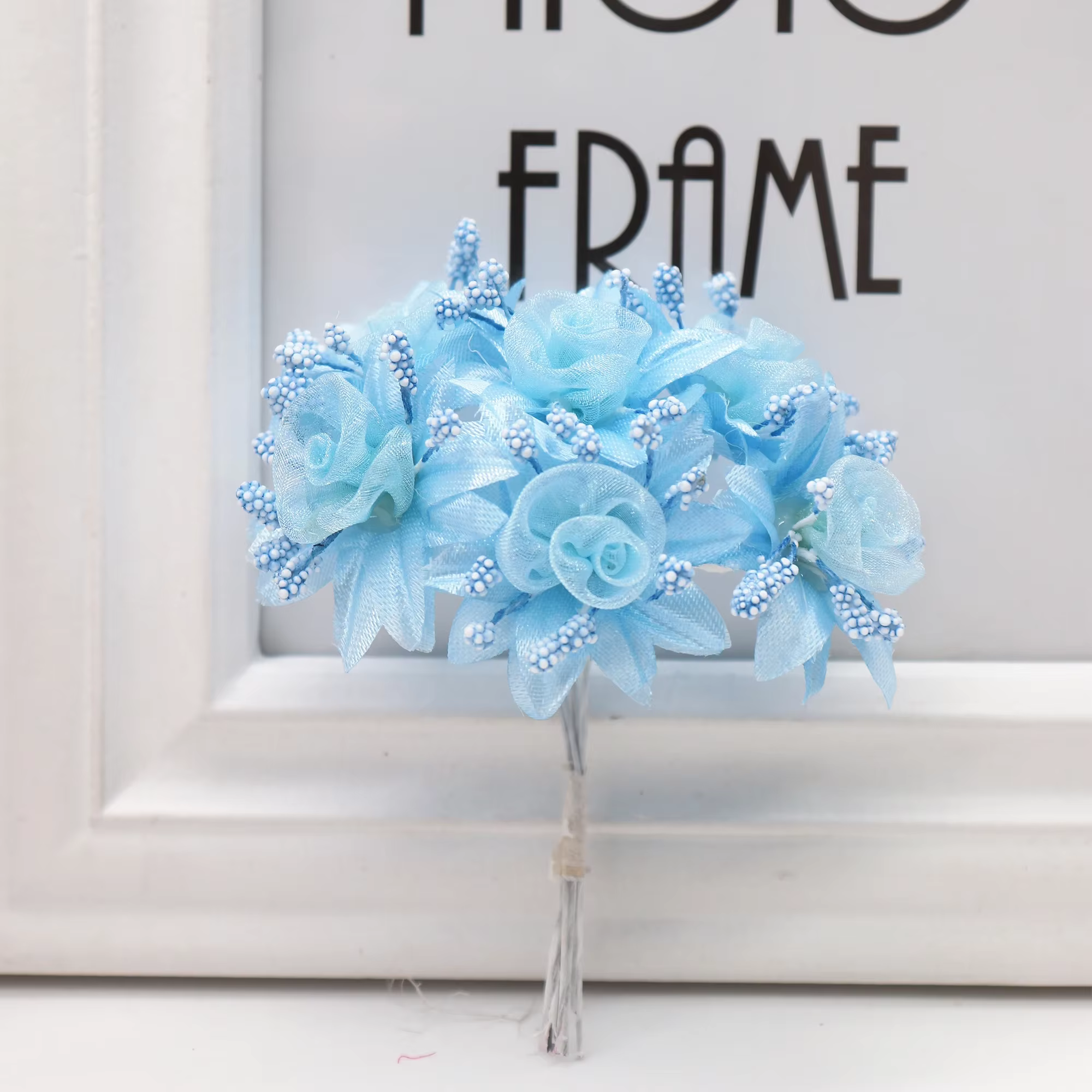 Bouquet de fleurs artificielles en soie