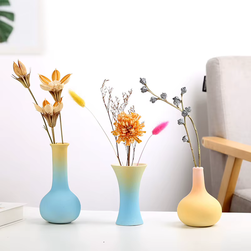 Mini Vase en céramique dégradé givré