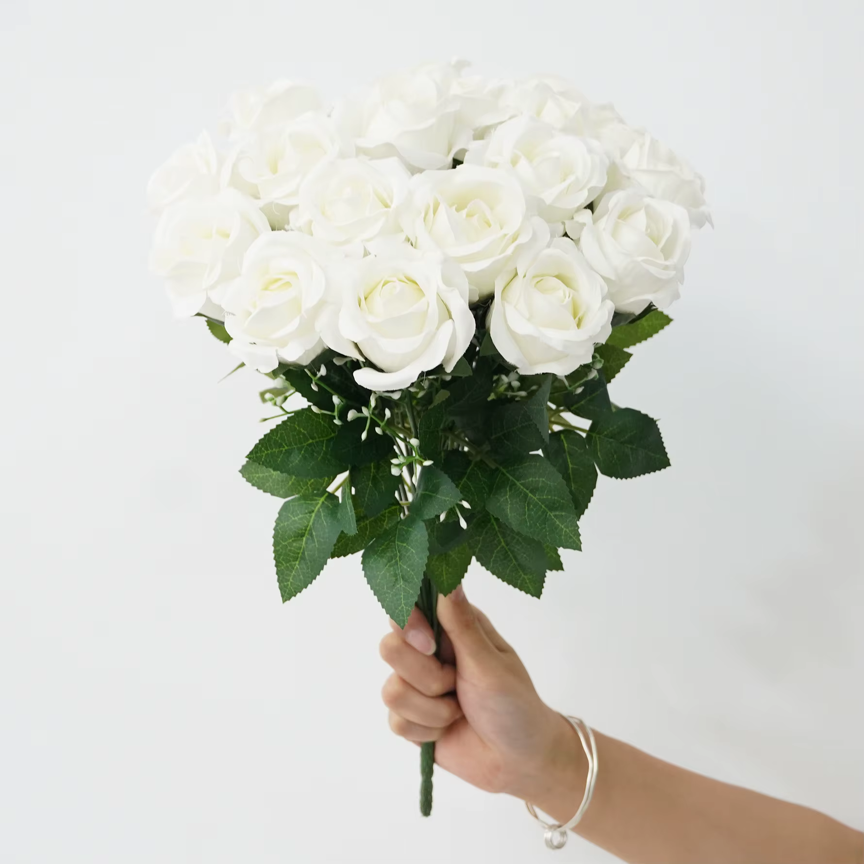 CHUXIN C4168 Bouquets de roses artificielles à 18 têtes