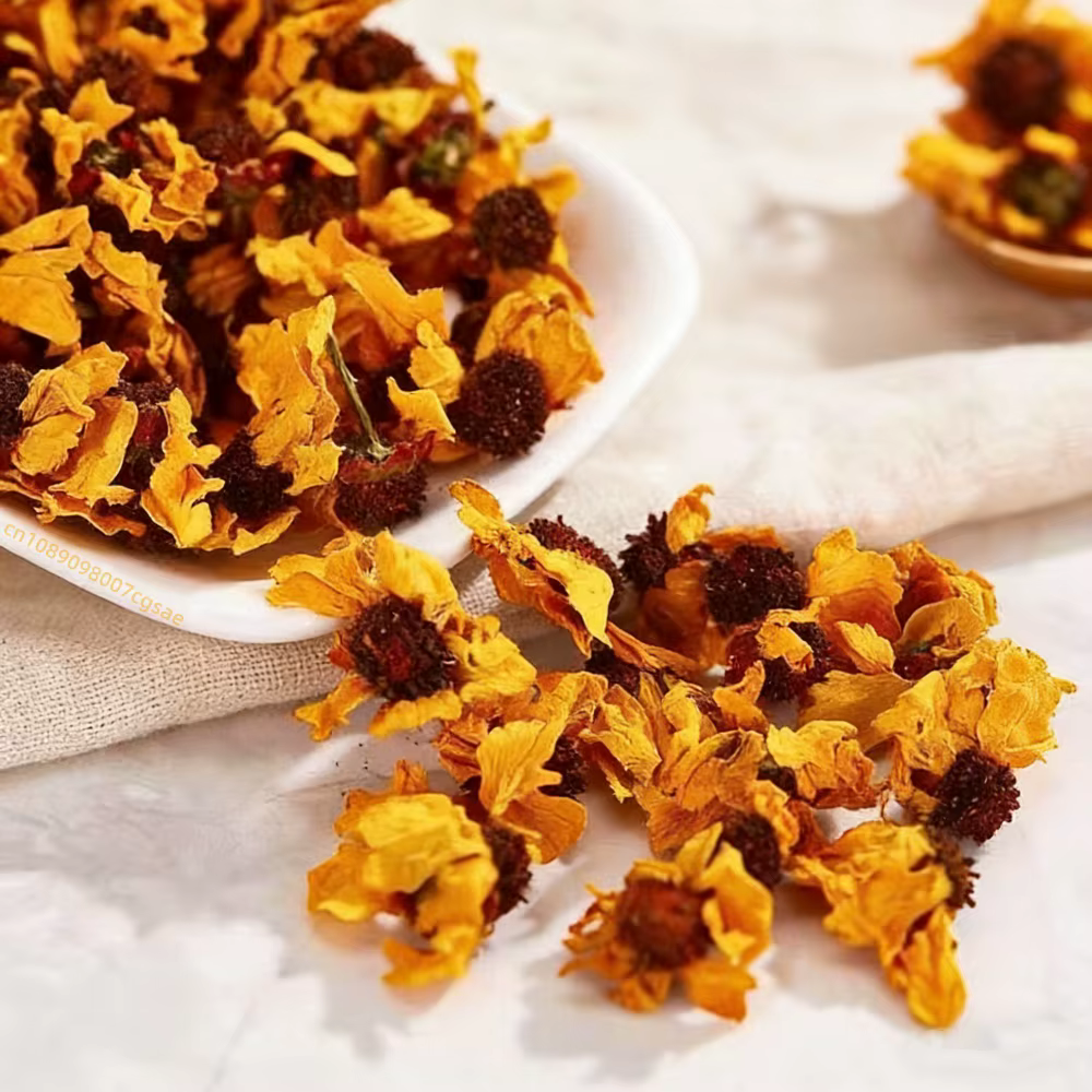 Fleurs séchées de chrysanthème de neige naturel de haute qualité | Fournitures de fabrication de bougies à savon en