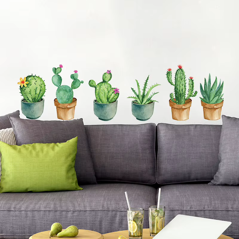 Ensemble de pots de fleurs en Pot de Cactus