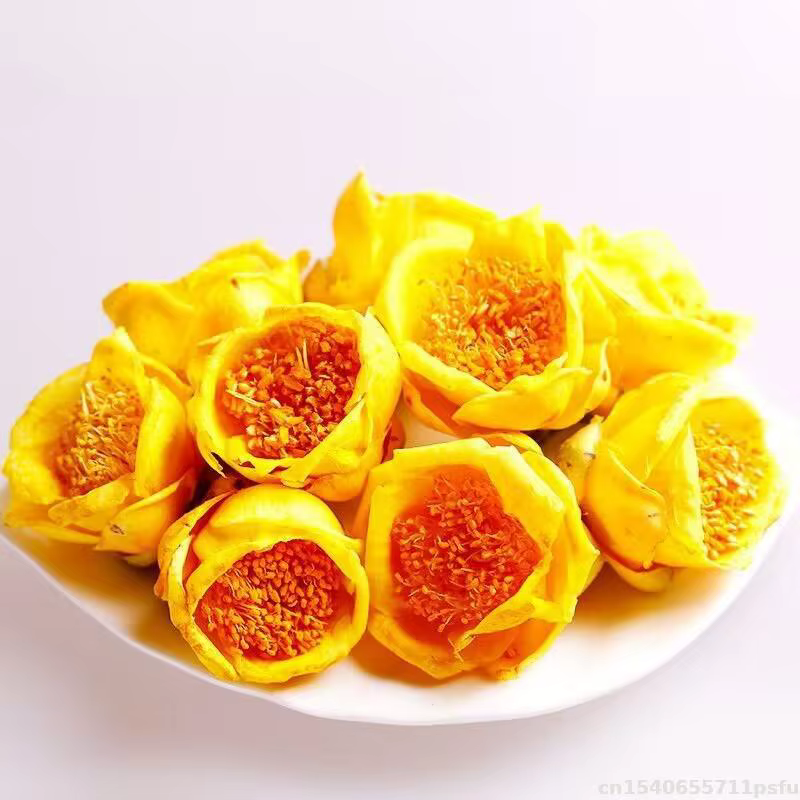 Fleurs dorées sèches naturelles-pour la décoration de la maison