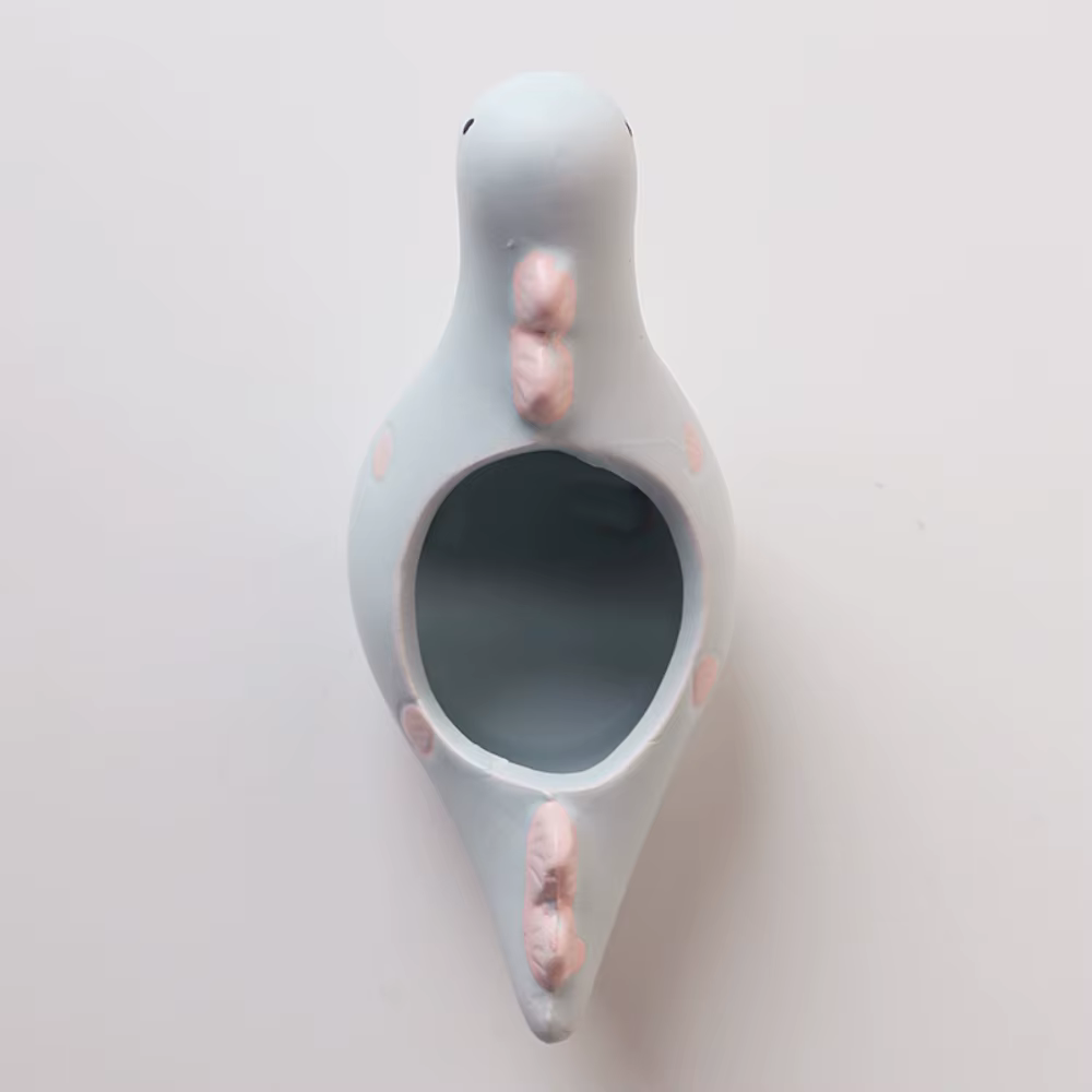 Pot de fleurs en céramique en forme d'éléphant