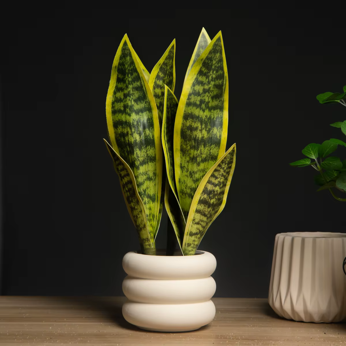 32/37cm plantes succulentes artificielles fausse Sansevieria intérieur fourrure de tigre tropicale