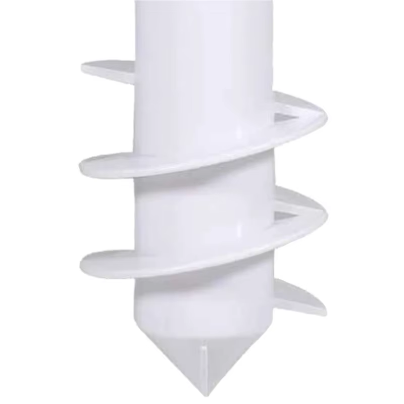 Support et porte-parasol de plage avec ancre spirale pour le sol, accessoire de voyage extérieur avec inserts à crochet pour équipement de plage