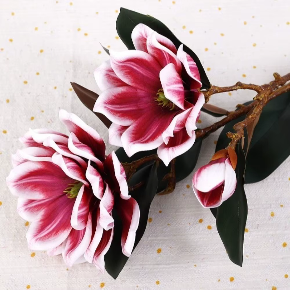 Grande fleur de magnolia artificielle
