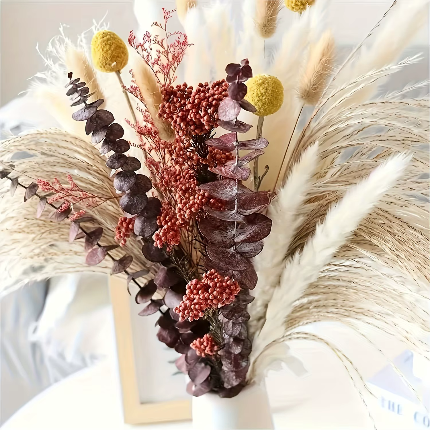 Bouquet de fleurs séchées naturelles