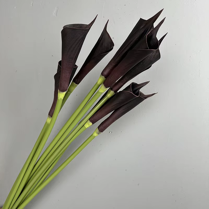 Lot de 5 fleurs artificielles en PU
